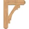Ekena Millwork Merced Craftsman Smooth Bracket w/ Offset Brace, Western Red Cedar, 7 1/2"W x 26"D x 34"H BKT0806X26X34MRC04SWR - alternate 3